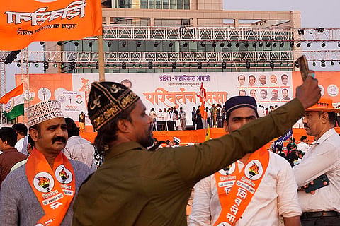 INDIA bloc election rally